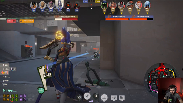Buddha giga malding at a game that isn't even out yet