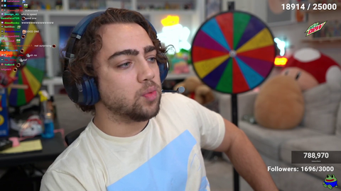 Mizkif asks 11 year old Adin Ross fan if he gambles
