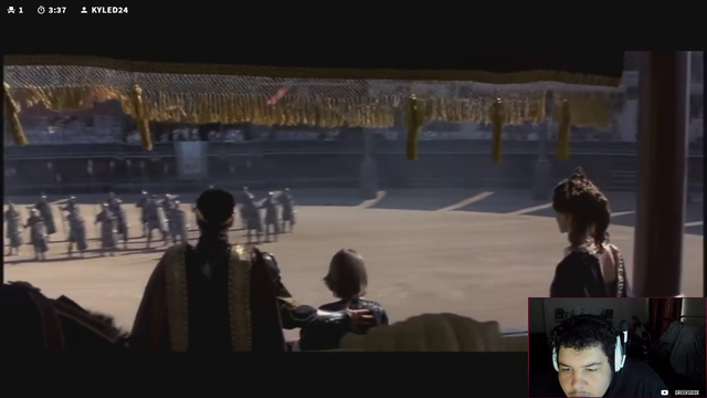 Greek's definitely out of content at this point, watches movie scenes and farts into microphone on stream.