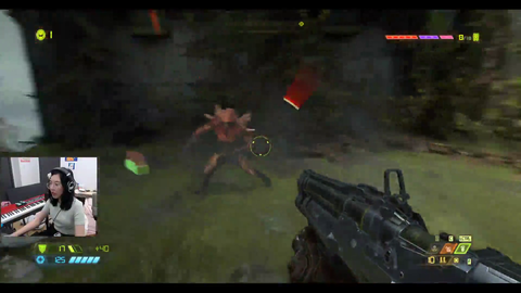 Lily plays Doom