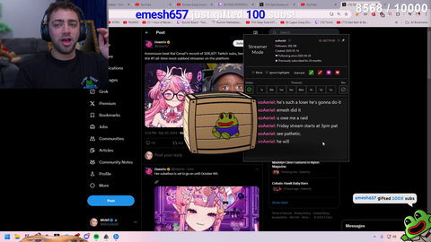 Miz gets some gifted subs 