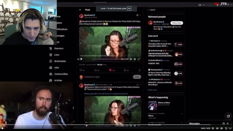 xQc talks about his experience with Kaceytron
"Don't let the tears blind you... When she sees a weak target, she strikes as hard as she can"
