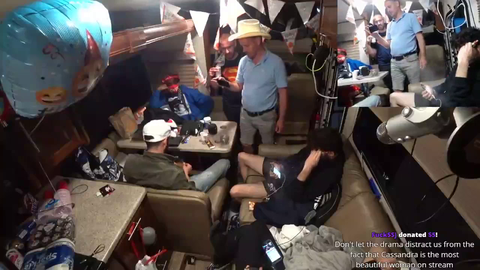 Bjorn attempts to destress the situation.
