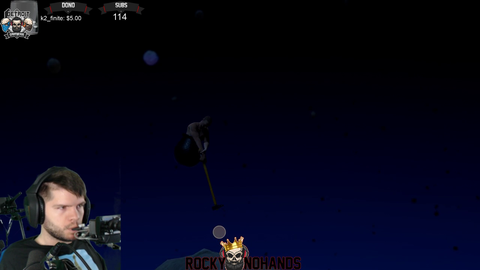 Guy with no arms completes Getting Over It