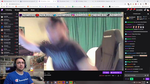 Mizkif brings Dababy to Adin Ross's chat
