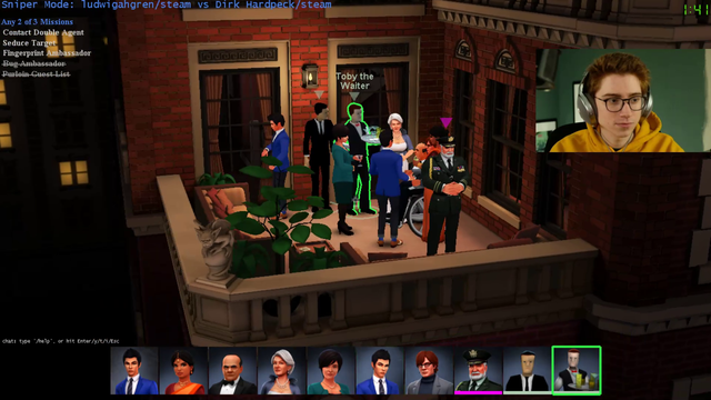 Clint and Ludwig play Spy Party