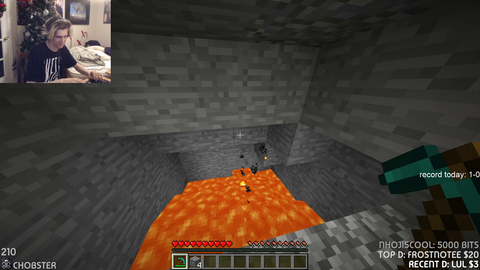 xQc jumps in lava and tps greek to him
