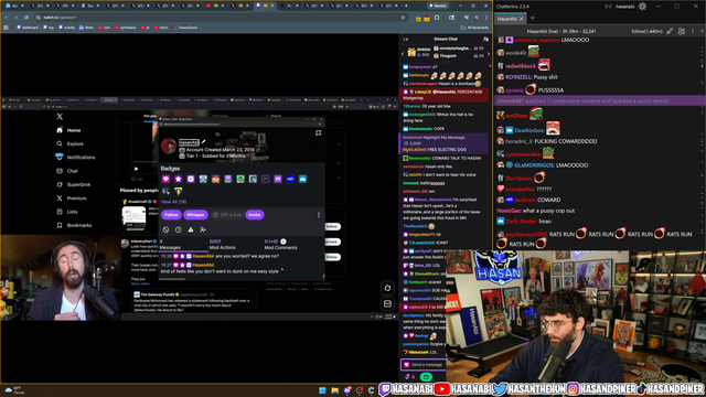 Controversial Turkish-American streamer slides into Asmon's chat; Asmon responds