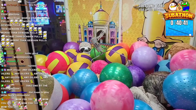 Tectone wins a ball at the arcade