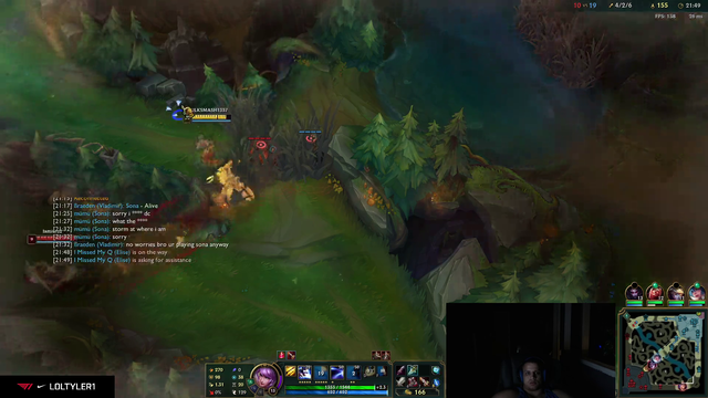 Tyler1 runs into a classic Garen player