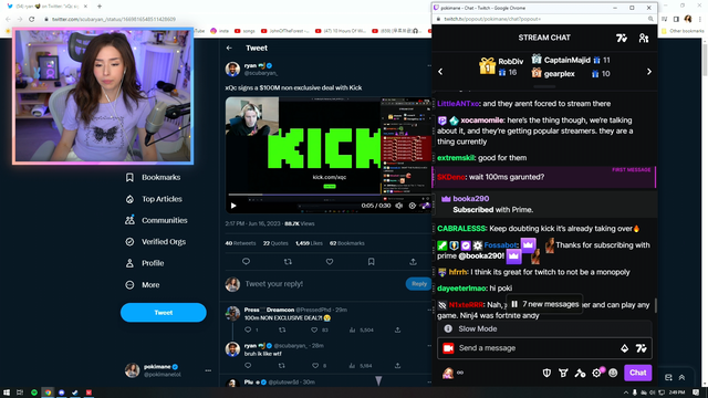 pokimane : “Twitch could stop giving aws services to kick if they wanted”