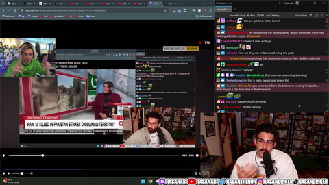 Hasan blames xqc for his declineing viewership: "when you panick and say f*ck hasan every time [...] it's not gonna be as good [...] I no longer have the same audience bc you pulled the f*ck Hasan ripcord to many times and you sucked me dry"