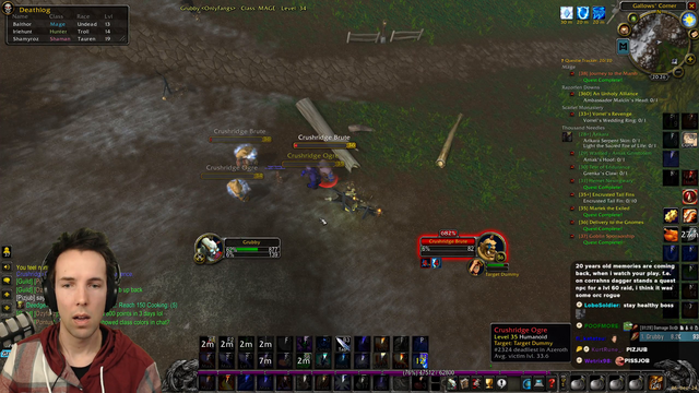 Grubby meets an old friend