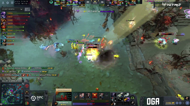 Ragequit in PRO Dota game for 1st place in DPC (Beastcoast vs NoPing)