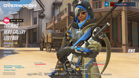 Chat tells IDDQD that he totally ignored a Camo Soldier 76 earlier in the round