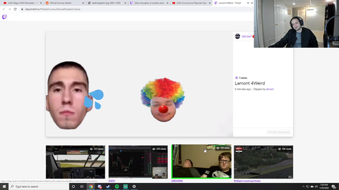 Erobb watches a viewers stream