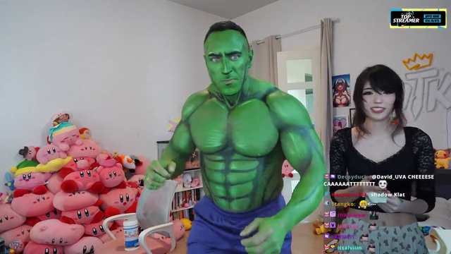 POV: The Hulk beats you up and beats you off