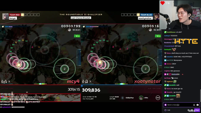 insanely close match in osu! tournament