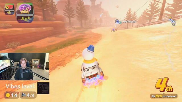 Soda expressing his love for Mario Kart