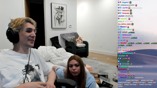 xQc's chat coping for years about streamer fixing his schedule