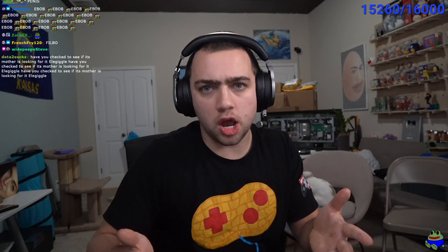 DEDO tries to jump and falls off the chair
