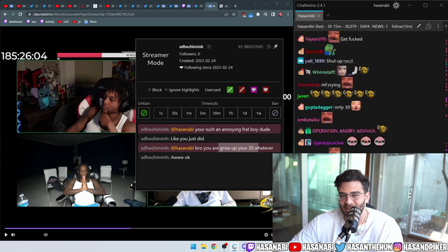 Hasan responds to chatter complaining about him roasting Train with how Train tried dragging him into the SA drama