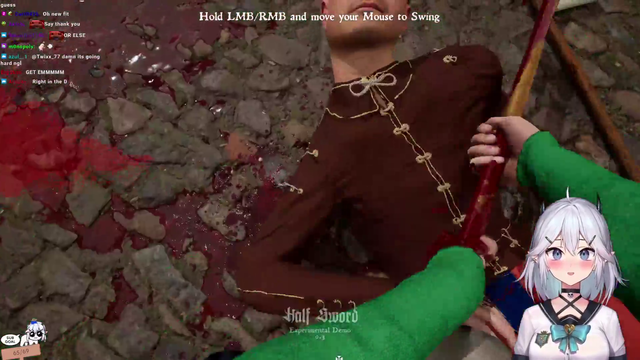 Vei gets a little too into Half Sword