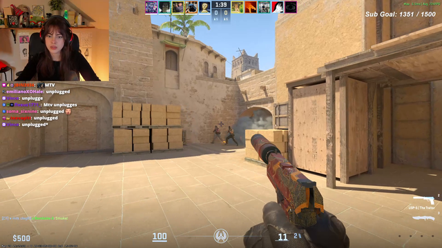 Dorozea gets a crazy pistol round on CS
