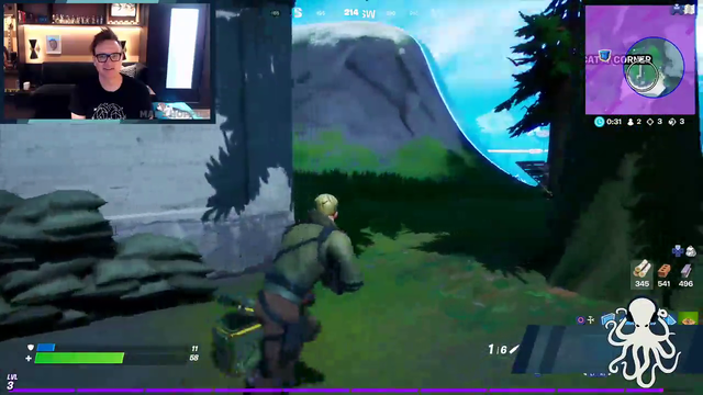Mark Hoppus of Blink-182 executes flawless Fortnite mechanics to achieve victory