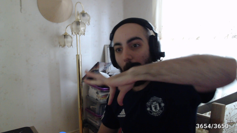 Sliker does a magic trick