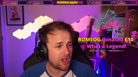 Streamer tries to thank someone for donoing screws it up.
