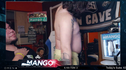 Mang0 celebrating his birthday gettin sloshed
