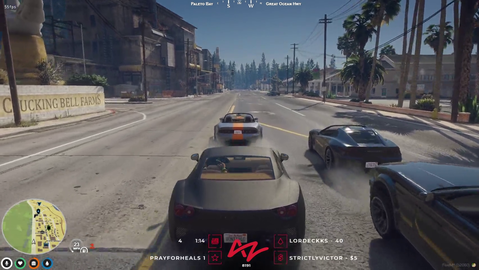 Tony, #1 Driver in Los Santos, races to earn back the $16k he lost at the casino