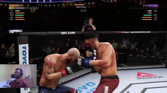 He was losing the whole fight and the other guy got too cocky