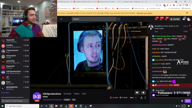 Mizkif's COPIUM is effective