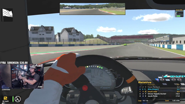 Summit wins his first race on iRacing