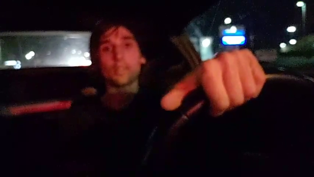 Mitch thought he was getting pulled over.