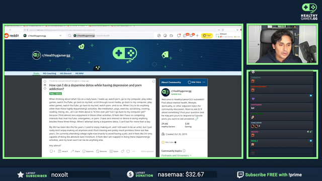 Dr K reads about a typical twitch chatter