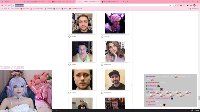Emi votes for streamer of the year