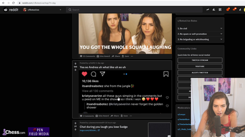 Andrea Botez has an interesting fetish