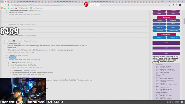 Nick confirms whos the cheater was