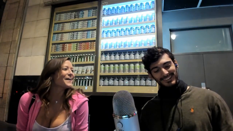 Ice sees something on the floor....