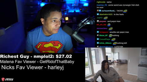 Melina shows Nick her diet