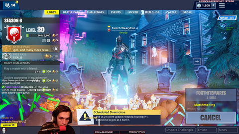 Streamer has a dance cam for subs