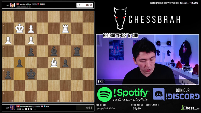 Eric hansen opens up the chess drama again