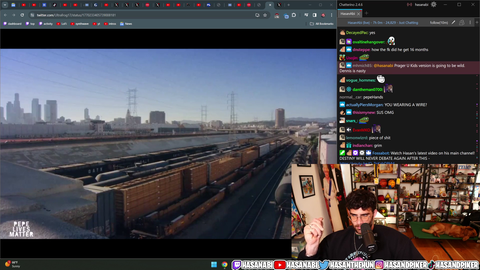 Hasan gets a facial