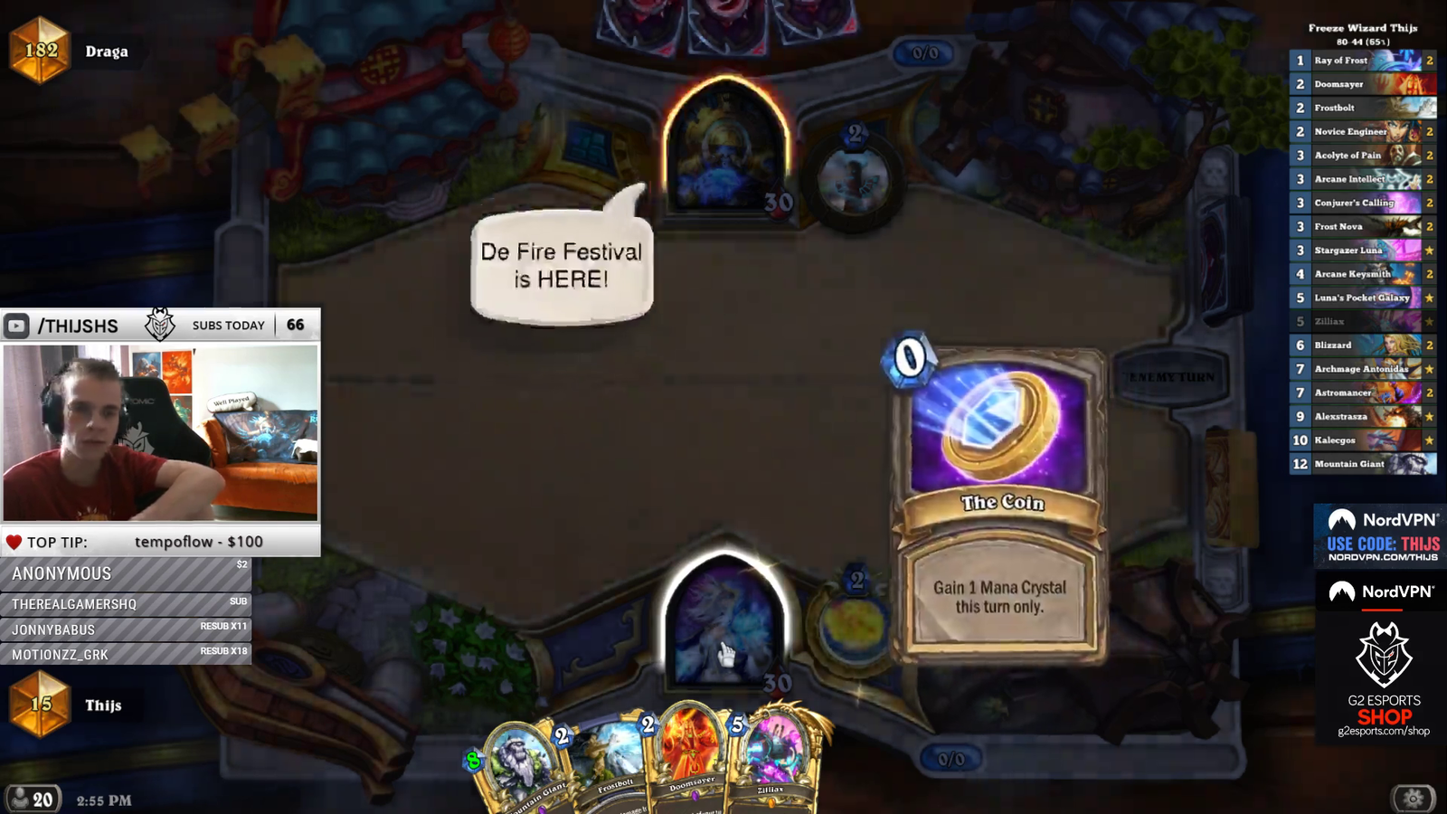Thijs gets donated a clip for old times' sake