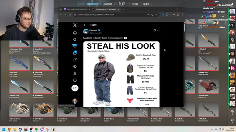 Ma Drilla (ohnePixel) gets EXPOSED on his first stream back