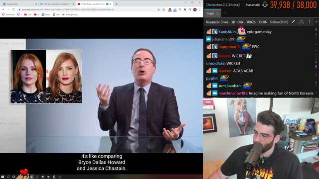 Hasan's coomer brain activates at the sight of two redheads