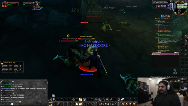 Esfand bites the dust in WoW Classic Hardcore